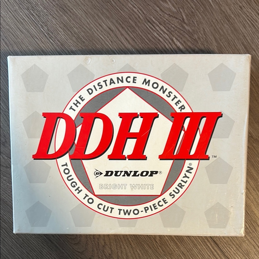 Dunlop DDH III Golf Balls - Classic White